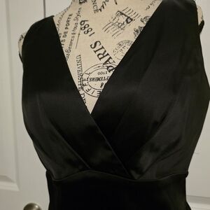 Calvin Klein Black V-Neck Dress